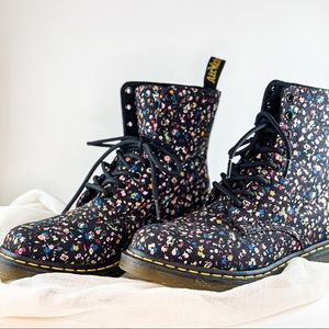 NWOT Doc Martens Multi Floral Boots
